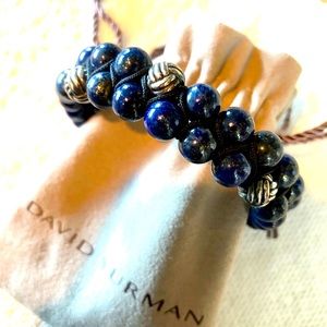 David Yurman Spiritual Beads Lapis Bracelet